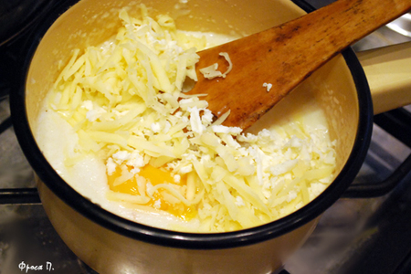 Тыквенный суп с сырными клецками: шаг 7