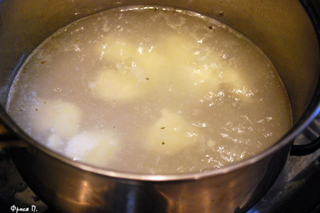 Тыквенный суп с сырными клецками: шаг 9