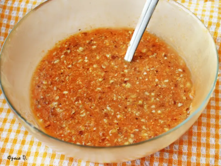 Морковные кексы с орехами: шаг 3