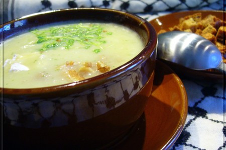 Сырный суп-пюре с крессом: шаг 5