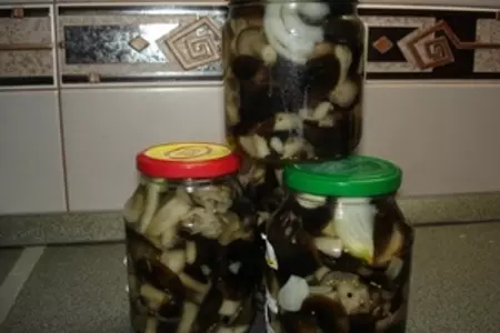 Маринованные грибы в кисло-сладкой заливке: шаг 2