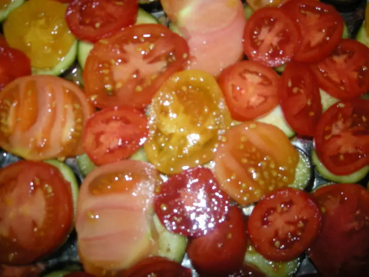 Мяско запеченное с баклажанами: шаг 3