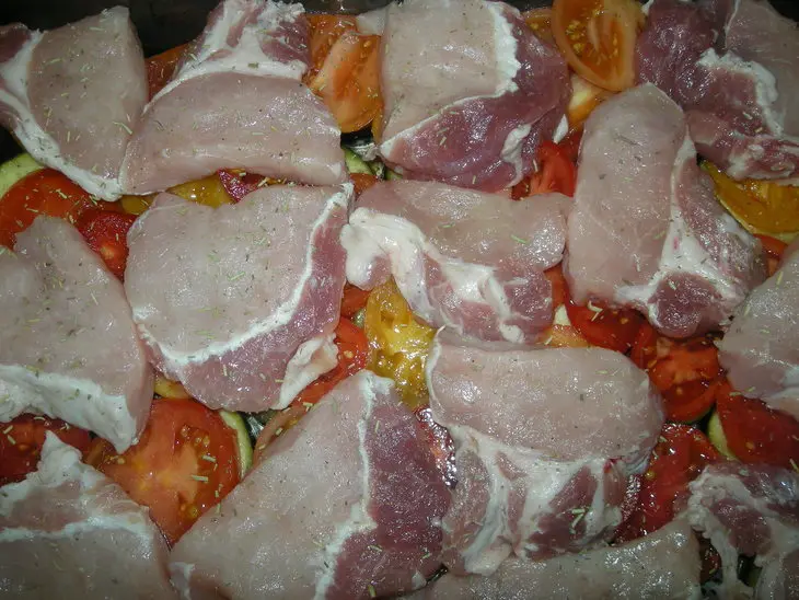 Мяско запеченное с баклажанами: шаг 4