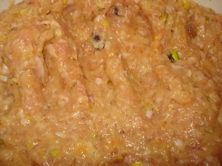 Мясной рулет-кольцо: шаг 2