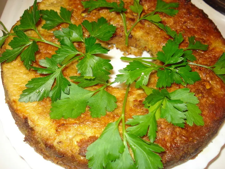 Мясной рулет-кольцо: шаг 4