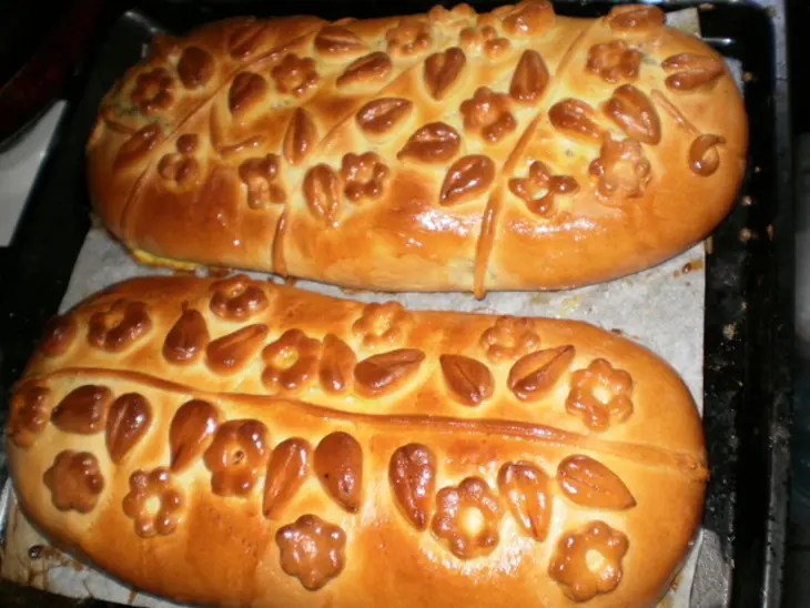 Кулебяка с грибами и капустой: шаг 1