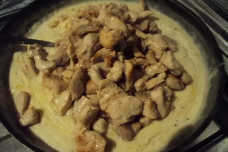 Французский пирог с курицей (tourte au poulet): шаг 3
