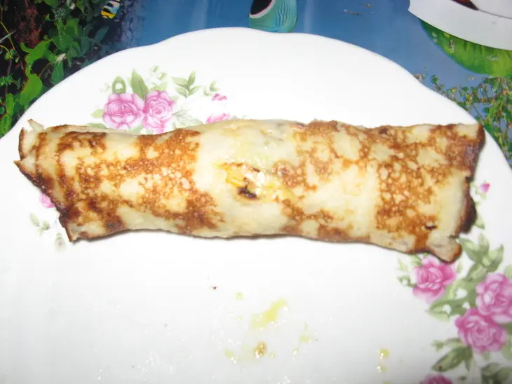 Блинчики картофельные с капустно-морковной начинкой: шаг 7