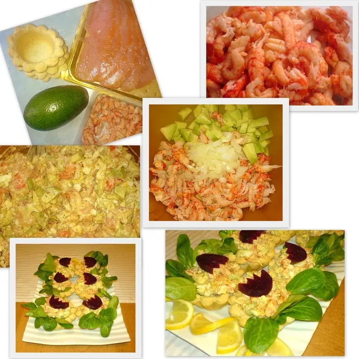 Салатные корзиночки на закуску: шаг 1