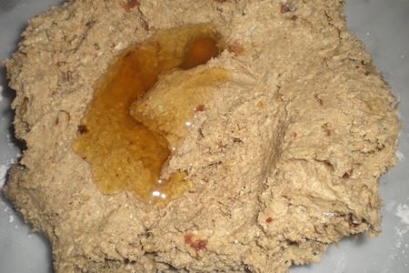 Тыквенно-овсянно-ржаные печенки с медом: шаг 8