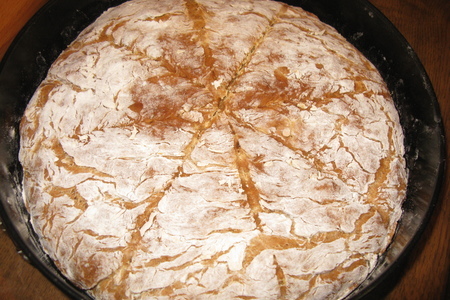 Хлеб на кефире, без дрожжей, с чем душе угодно: шаг 2