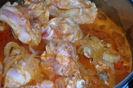 Пёркёльт из курицы по-венгерски: шаг 6