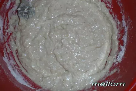 Яблочные булочки с овсяной крупой: шаг 1
