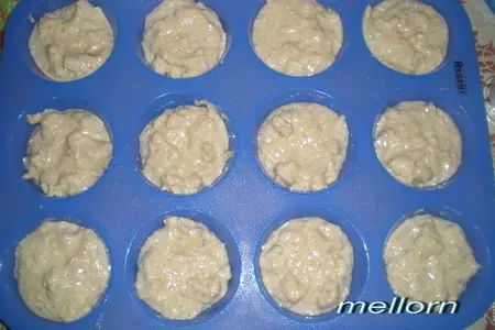 Яблочные булочки с овсяной крупой: шаг 3