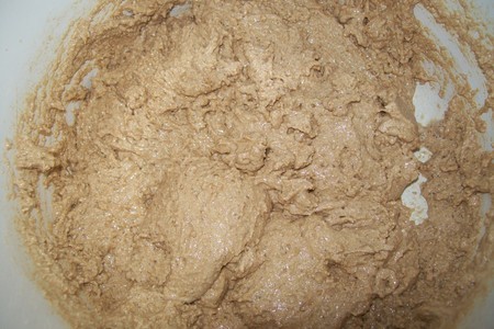 Диетический торт из гречневой муки с творожно-йогуртовым кремом: фото шаг 5