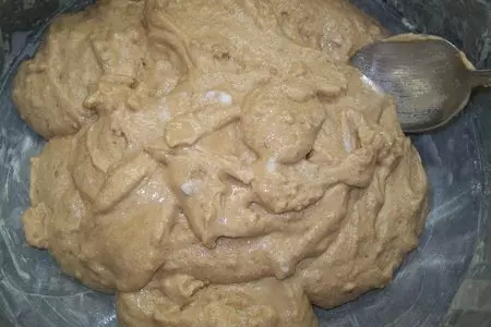 Диетический торт из гречневой муки с творожно-йогуртовым кремом: шаг 6