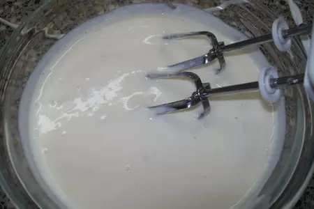 Диетический торт из гречневой муки с творожно-йогуртовым кремом: шаг 14
