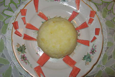 Детский картофельный гарнир"крабик": шаг 4