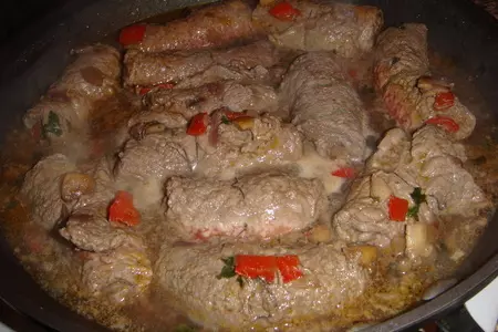 Мясные рульки "особенные": шаг 4