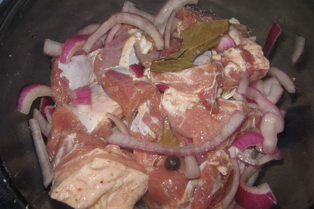 Свиные ребрышки запеченные в шашлычном маринаде.: шаг 3