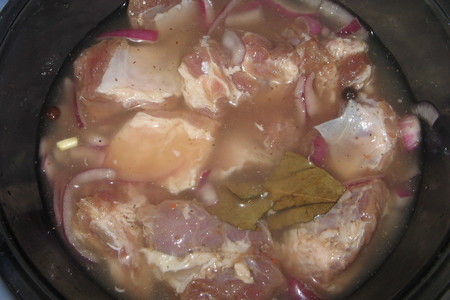 Свиные ребрышки запеченные в шашлычном маринаде.: шаг 4