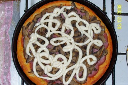 Пицца с жаренным луком: шаг 6