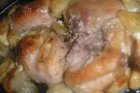 Индюшиные хвосты запеченные с картофелем: шаг 4