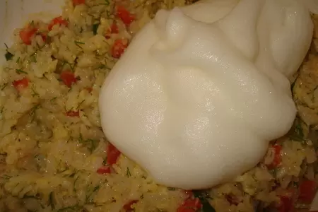 Рисовые котлетки с сыром и зеленью: шаг 2