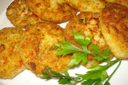 Рисовые котлетки с сыром и зеленью: шаг 5