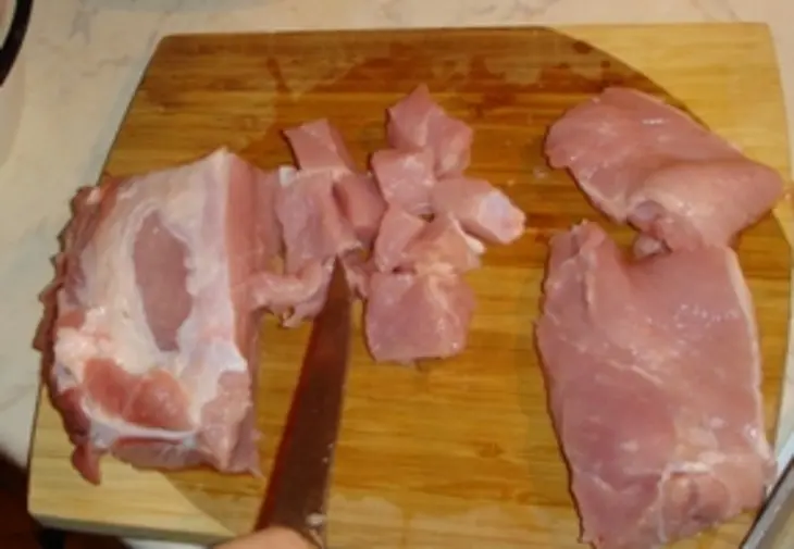 Сочное мясо под кисло-сладким соусом: шаг 2