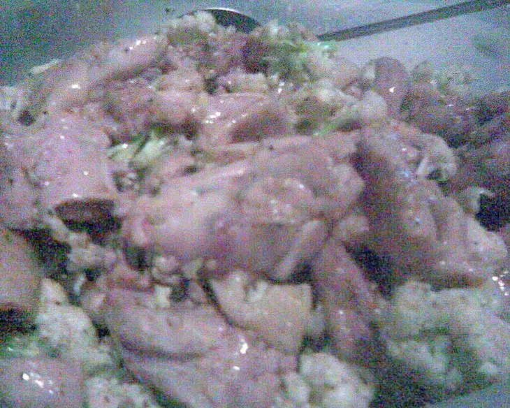 Горшочки с курятиной, цветной капустой и сливками: шаг 1