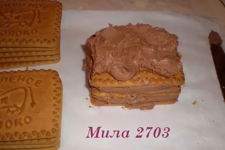«полосатое» пирожное без выпечки (очень вкусно и просто): шаг 3