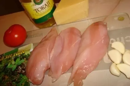 Винная курочка в чесночной карамели: шаг 1
