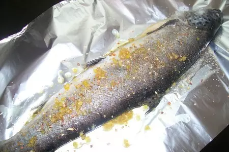 Форель запеченная с восточными нотками: шаг 1