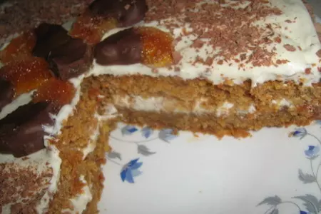 Апельсиновый пирог: шаг 17