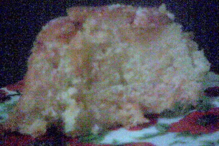Тыквенный манник с курагой и цедрой апельсина: шаг 7