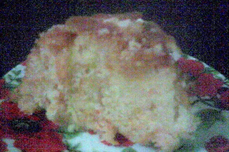 Тыквенный манник с курагой и цедрой апельсина: шаг 9