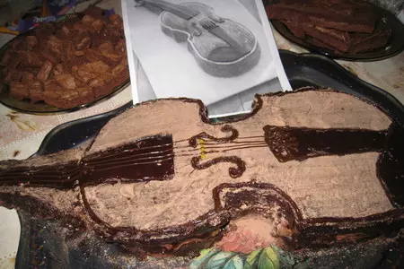 Торт " violino" с тоффи (часть 1): шаг 14