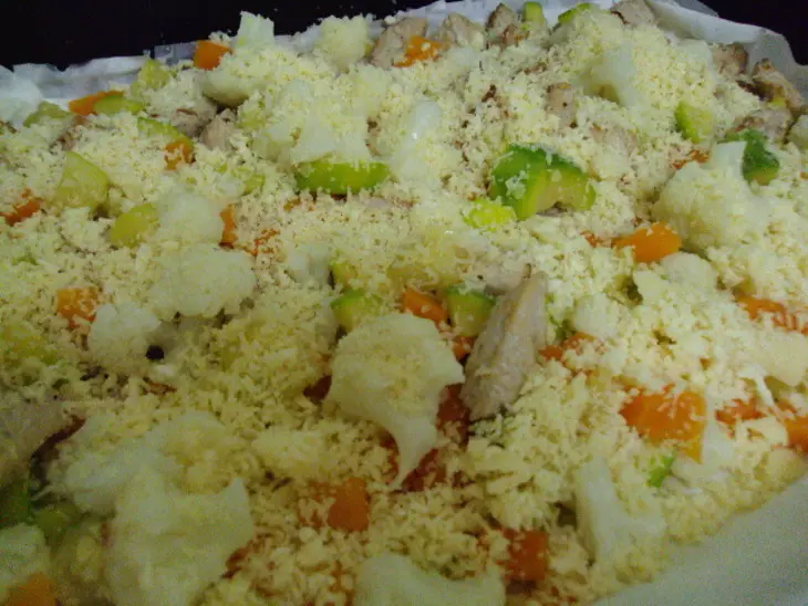 Рулет с филе индейки и овощами: шаг 6