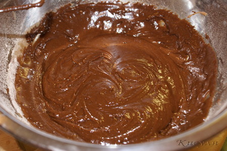 Шоколадно-сырный тортик: шаг 4