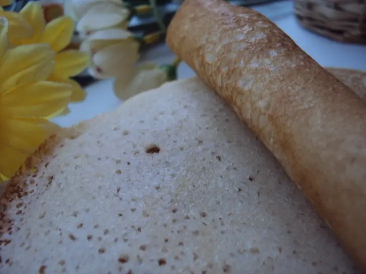 Марокканские  манные блины на дрожжах (crêpes baghrirs): шаг 7