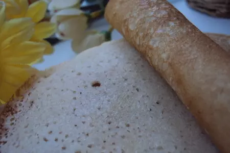 Марокканские  манные блины на дрожжах (crêpes baghrirs): шаг 7