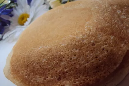 Марокканские  манные блины на дрожжах (crêpes baghrirs): шаг 8