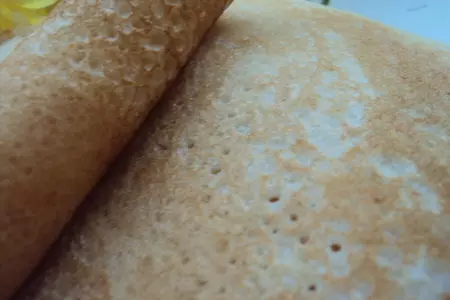 Марокканские  манные блины на дрожжах (crêpes baghrirs): шаг 9