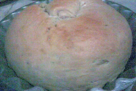 Постный  пирог с халвой и орехами: шаг 6