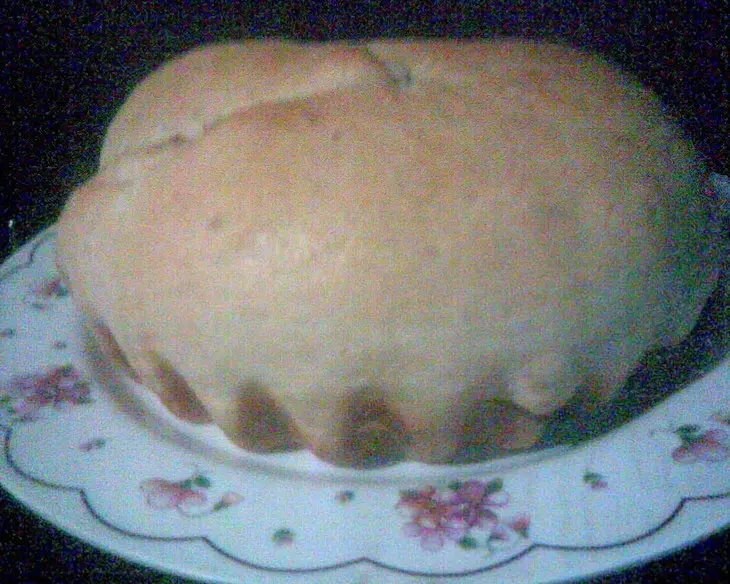 Постный  пирог с халвой и орехами: шаг 7