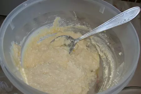 Творожный пирог с айвой и грушей: шаг 2