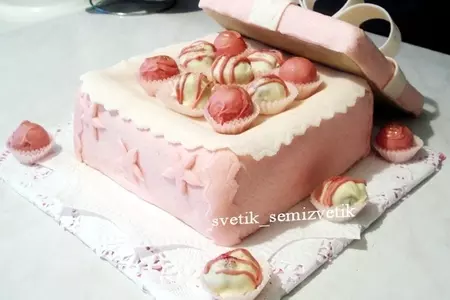 Торт для мамы // простой и вкусный (я о креме и виде торта "внутри" :) ): шаг 6