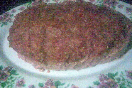 Мясная запеканка с овсяными хлопьями: шаг 3