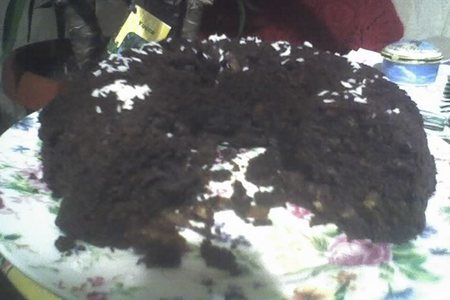 Шоколадный кекс с цукатами: шаг 2